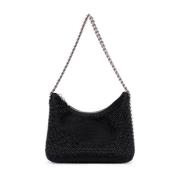 Mini Falabella Schoudertas met Rits en Kristallen Stella McCartney , B...