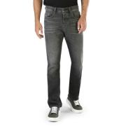 Heren Jeans met knoopsluiting en 5 zakken Diesel , Black , Heren