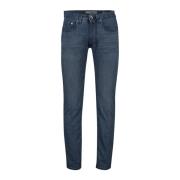 Blauwe Denim Jeans Pierre Cardin , Blue , Heren