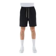 Casual Shorts Covert , Black , Heren