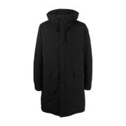 Zwarte Parka Azoto Jas Aspesi , Black , Heren