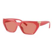 Koraal Cat-Eye Zonnebril Tiffany , Pink , Dames