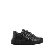 Skate-geïnspireerde Lage Top Sneakers Valentino , Black , Heren