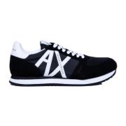 Zwarte Sneakers voor Heren Armani Exchange , Black , Heren