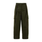 Militaire Stijl Broek Aspesi , Green , Dames