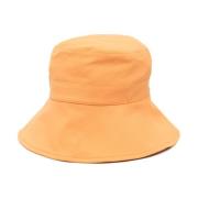 Oranje Bando Bucket Hat Jacquemus , Orange , Dames
