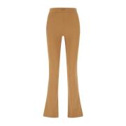 Slim-fit Trousers Off White , Brown , Dames