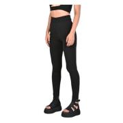 Hoge taille aansluitende leggings La Haine Inside Us , Black , Dames