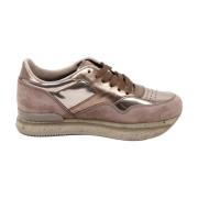 Hoogwaardige Suède Sneakers voor Dames Hogan , Brown , Dames