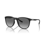 Ea4210-500111 Zwarte Zonnebril Emporio Armani , Black , Heren