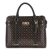 Emilee Luxe Handtas voor Vrouwen Guess , Brown , Dames