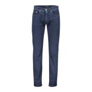 Donkerblauwe denim jeans Pierre Cardin , Blue , Heren