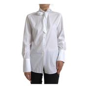 Witte Katoenen Overhemd met Kraag Dolce & Gabbana , White , Dames