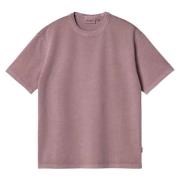 Biologisch Katoenen Taos T-Shirt Carhartt Wip , Pink , Heren