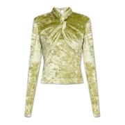 Iride velours top Nanushka , Green , Dames