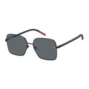 Stijlvolle zonnebril TJ 0007/S Tommy Hilfiger , Black , Dames