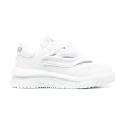 Sneakers van kalfsleer Versace , White , Heren