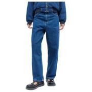 Jeans met logo patch Carhartt Wip , Blue , Dames