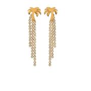 Palm Strass Oorbellen Palm Angels , Yellow , Dames