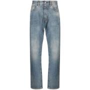Versleten straight-leg jeans Maison Margiela , Blue , Dames