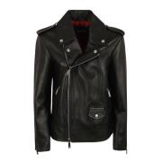 Zwarte Bikerjassen Dsquared2 , Black , Dames