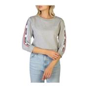 Dameskatoenen sweatshirt met lange mouwen Moschino , Gray , Dames