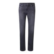 Grijze Slim Fit Jeans voor Heren Dolce & Gabbana , Gray , Heren