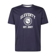 T-Shirts Eleventy , Blue , Heren