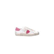 Witte Paris Lage Top Sneakers Vrouwen Philippe Model , White , Dames