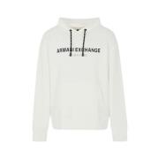 Hoodie Armani Exchange , White , Heren