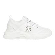 Predator Sneakers met vetersluiting Philipp Plein , White , Heren