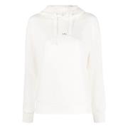 Christina Logo Print Hoodie A.p.c. , White , Dames