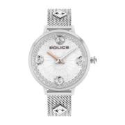 Modieuze Analoge Horloge met Rhinestone Police , Gray , Dames