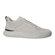 Moderne Leren Sneaker - Sportief Ontwerp Blackstone , Gray , Heren