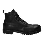 Nero Veterschoenen met schapenvacht Blackstone , Black , Heren