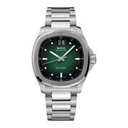 Multifort TV Big Date Stalen Horloge Mido , Green , Heren