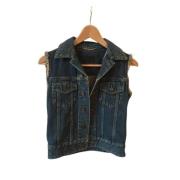 Pre-owned Denim outerwear Yves Saint Laurent Vintage , Blue , Dames