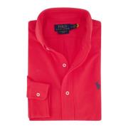 Casual Rood Polo Overhemd Ralph Lauren , Red , Heren