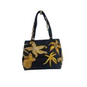 Pre-owned Canvas handbags Versace Pre-owned , Black , Dames