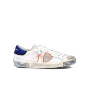 Witte lage top sneakers met asymmetrische band Philippe Model , White ...