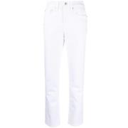 High-Rise Straight Jeans Levi's , White , Dames