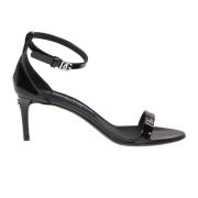 Zwarte lakleren sandaal Dolce & Gabbana , Black , Dames