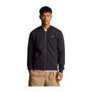 Bomber Jersey Midlayer Lyle & Scott , Blue , Heren