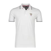 Witte poloshirt met korte mouw Aeronautica Militare , White , Heren