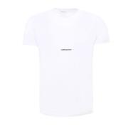 Rive Gauche T-shirt Saint Laurent , White , Heren