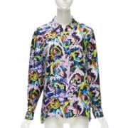 Pre-owned Silk tops Versace Pre-owned , Multicolor , Dames