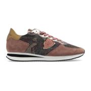 Bruin & Roze Trpx Lage Sneakers Philippe Model , Brown , Dames