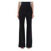 Zwarte Flare Tailoring Broek - Aw23 Collectie Givenchy , Black , Dames