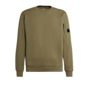 Diagonaal Fleece Sweatshirt met Lensdetail C.p. Company , Green , Here...