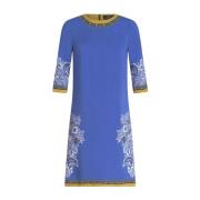 X0883 Jurk Etro , Blue , Dames